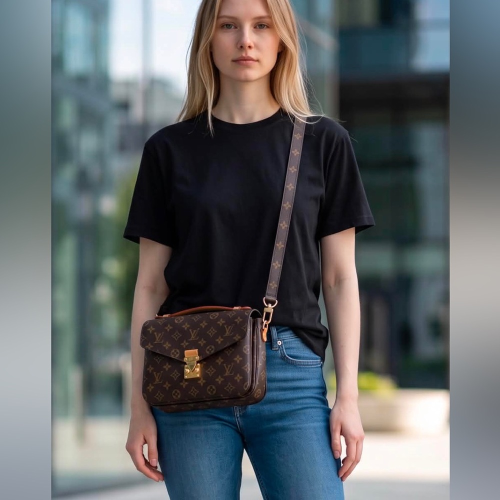 Louis Vuitton Metis Monogram Crossbody Bag in Brown